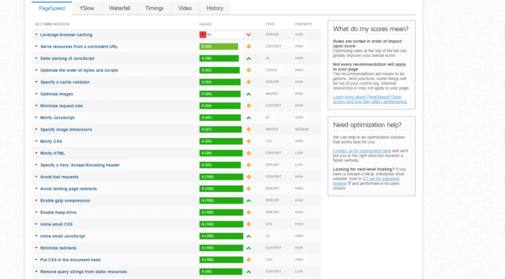 manutenção de sites